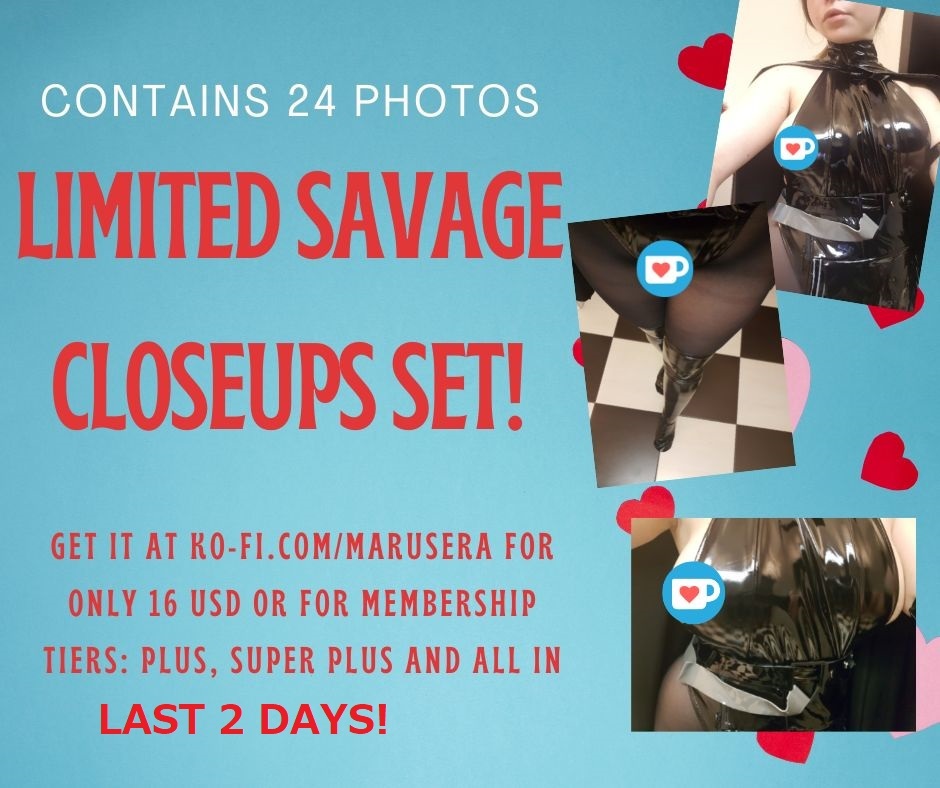 Limited Savage closeups set - last 2 days!