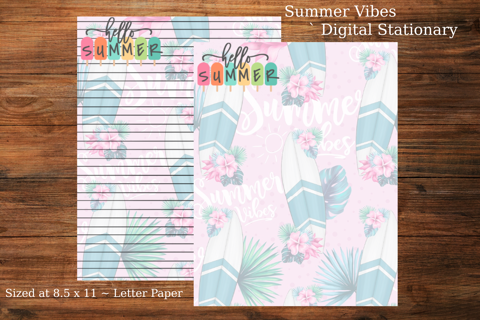 Summer Vibes - Digital Stationary