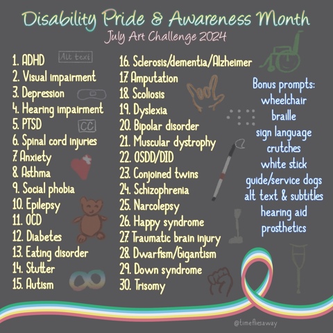 ❤️ Disability Pride & Awareness Month in July 2024