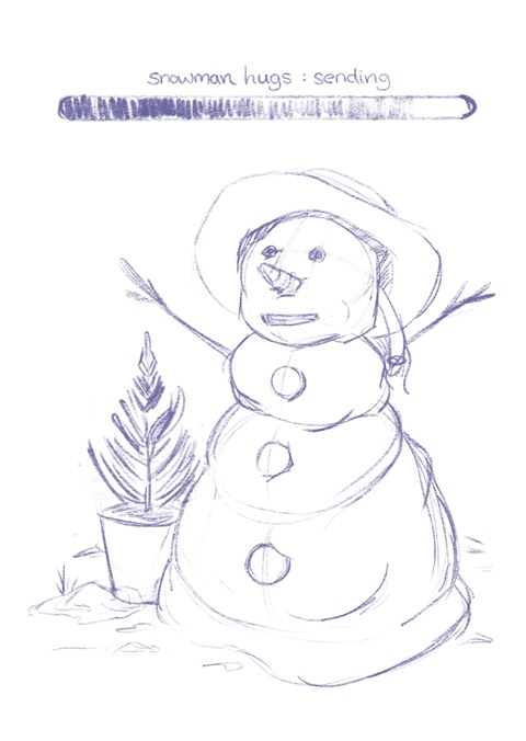 Snowman Hugs - WIP