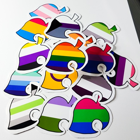 Animal Crossing x LGBTQ+ Pride Stickers
