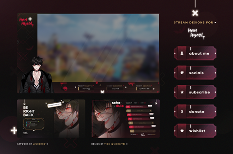 ❯ new stream designs ✦ for @/hanhyeol_ 