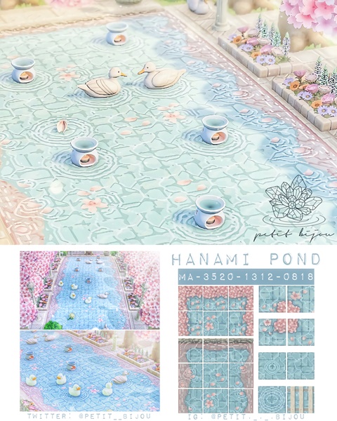 Hanami Pond path