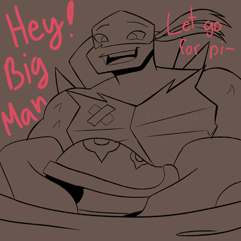 Wake up, Mikey! Raph and Leo Ver