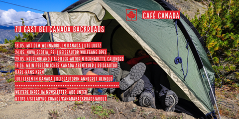 5 Kanada Vorträge im CAFE CANADA (Mai bis Juli)