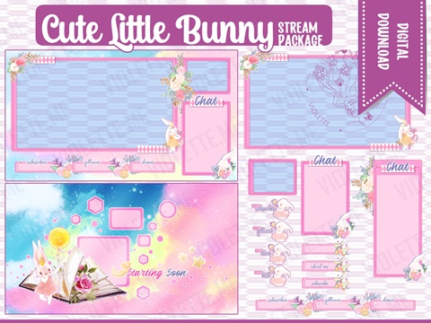 #4 Cute Little Bunny Stream Package