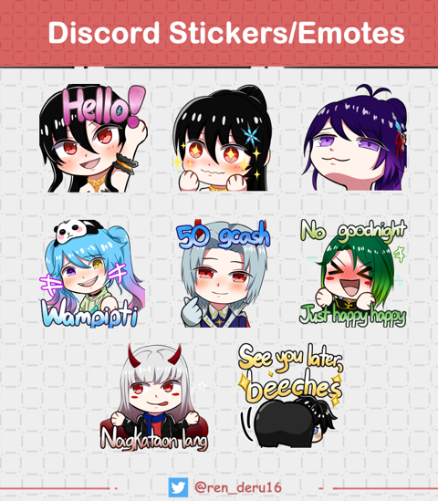 Personalized Discord Emotes/Stickers
