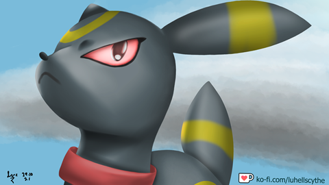 Umbreon Painting