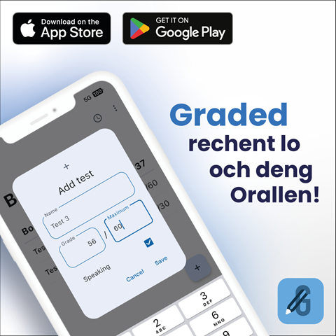 Graded can now also calculate your oral exams! 🥳