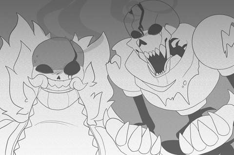 Horror Sans and Dog Roses Coloring Page (White and Transparent BGs) -  Gilded_Pleasure's Ko-fi Shop - Ko-fi ❤️ Where creators get support from  fans through donations, memberships, shop sales and more! The