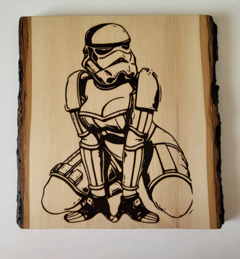 Storm Trooper Wood Burner