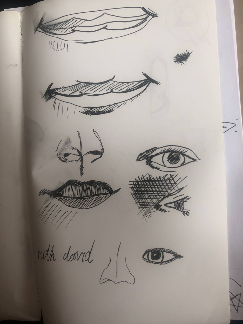 First "eye" freehand sketch