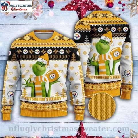 Pittsburgh Steelers Light Up Touchdown Ugly Sweater