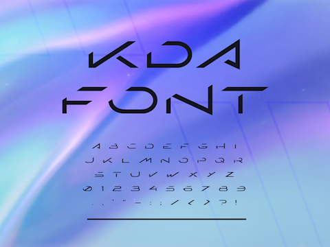 KDA Font