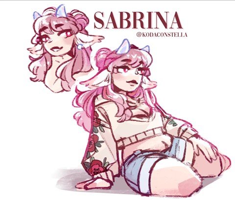 Sketchbook Doodle: Sabrina (ArtClub Prompt)