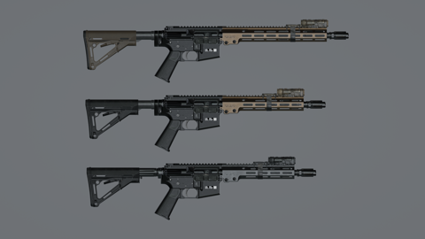 Colt M4A1 URGI Variants