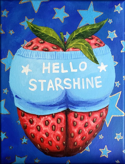 Hello Starshine Canvas hotsell Print