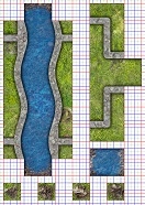A4 Grass-moor river path maptile + room joint