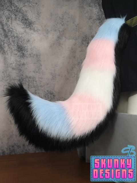 Two pride tails down for pride month!