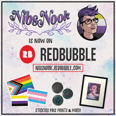 NibsNook is now on Redbubble! 