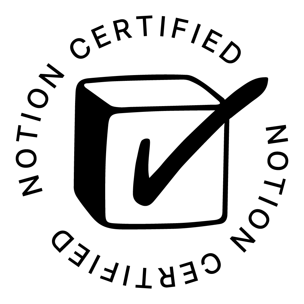 i got notion certified!
