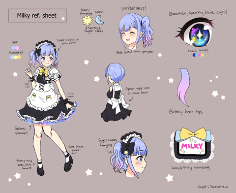 Milky Reference Sheet
