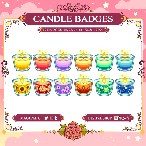 Candle badges