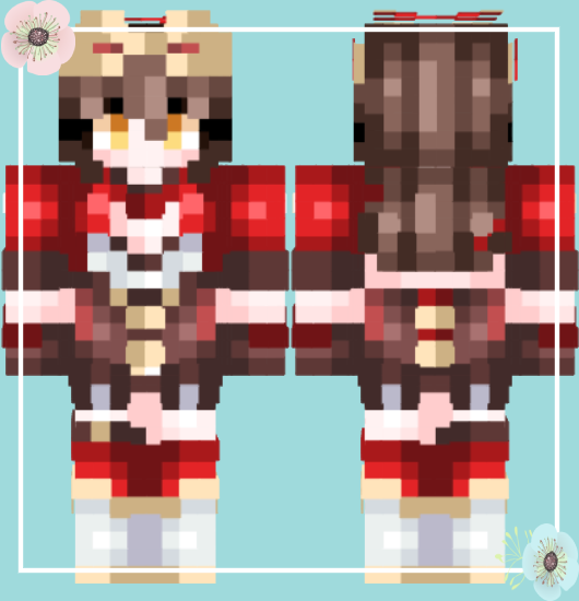 Amber Minecraft Skin - ObakeUsagi's Ko-fi Shop - Ko-fi ️ Where creators ...