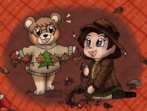 ACNH - Harvest Festival with Maple!