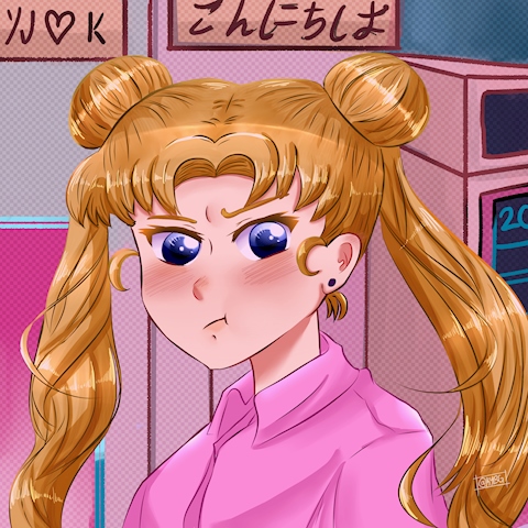 Sailor Moon fanart Serena