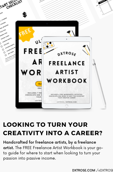 Announcing the FREE Freelance Artist Workbook