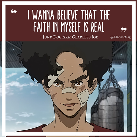 Anime Quote from Gearless Joe