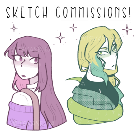 New Sketch Commissions available!