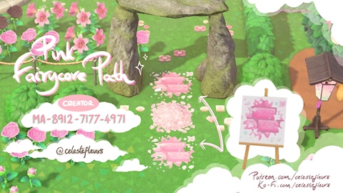 Pink Path Fairycore Single Tile