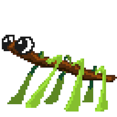 Stickbug Pixel Art