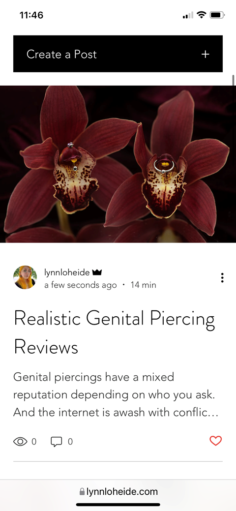 Realistic Gen Piercing Reviews 