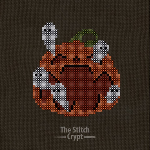 Creepy Crafter Cross Stitch Pattern Creep Cute Ghost -  Portugal