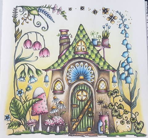 Fairy House from Book World of flowers
