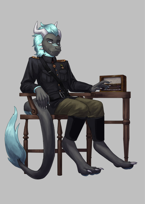 Commission - Reclining Officer