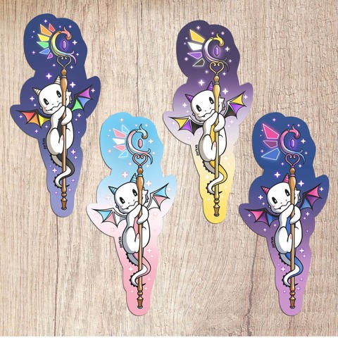 ♡aromanticsさまのキスカットシールとペットシール2本セット♡ Platonic Love Aromantic Badge - Ricket Zorkxa's Ko-fi Shop
