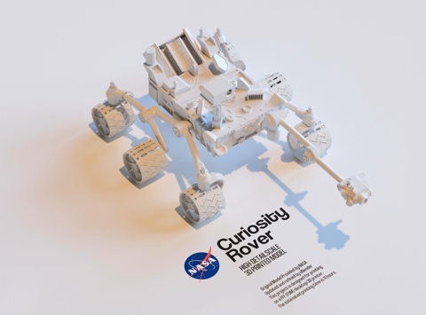 Updated Curiosity Rover Model Online!