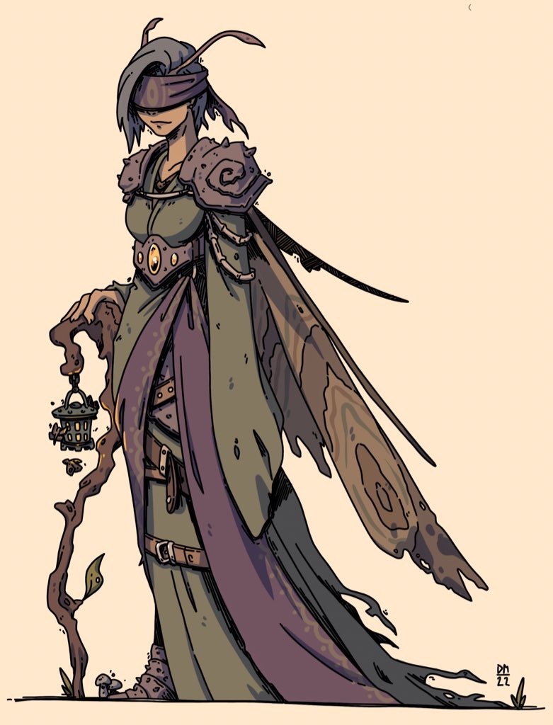 Nadhesdha, Moth Witch of the Serica Wood