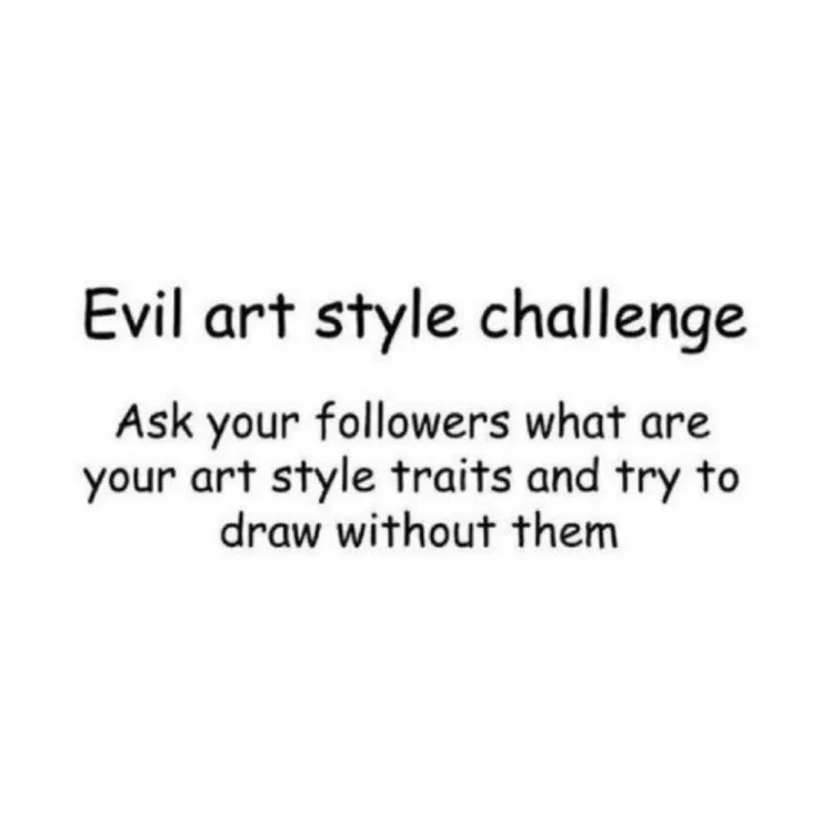 Evil art style challenge