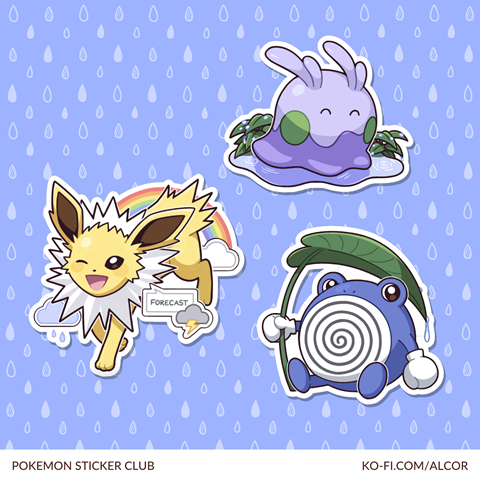 Pokemon Sticker Club (April 2023)