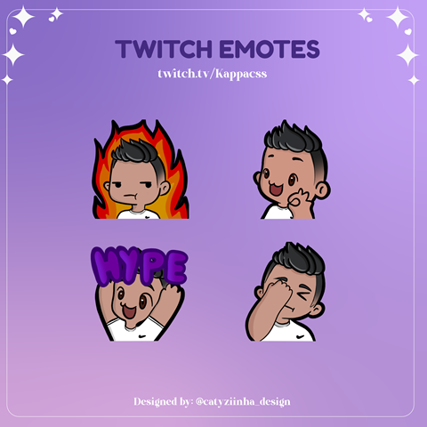 4 emotes for twitch.tv/kappacss