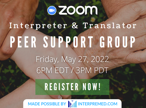 Peer Support Group (May 27, 2022)