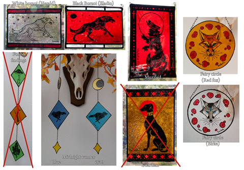 Stained glass originals sale!