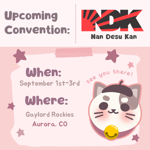 Upcoming Convention | Nan Desu Kan