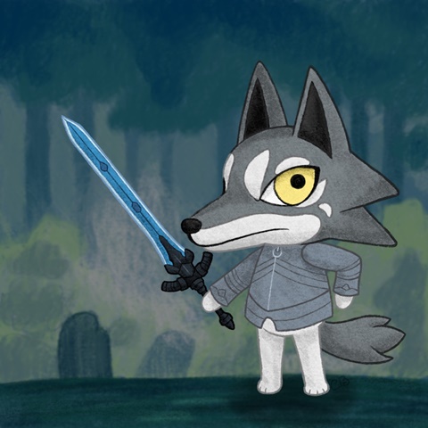 Great Grey Wolf Sif Villager 