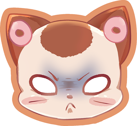 grumpy kitty sticker
